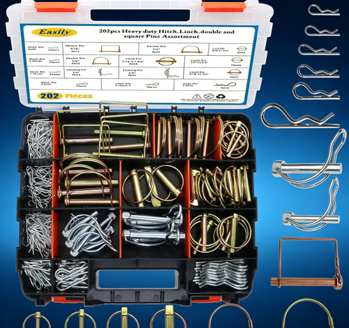 Linch and PTO Pins for Trailers Tractors Trucks Towing Mowing, Farm Equipment, Snow Plows, Lawnmowers Garage