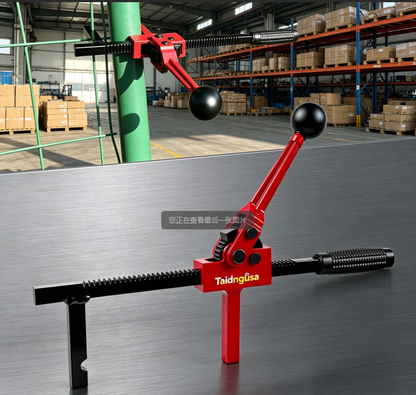 Chain Link Fence Stretcher Tool - Heavy Duty Alloy Steel Ratchet Puller & Tensioner, 9" Travel Range for Wire Fencing