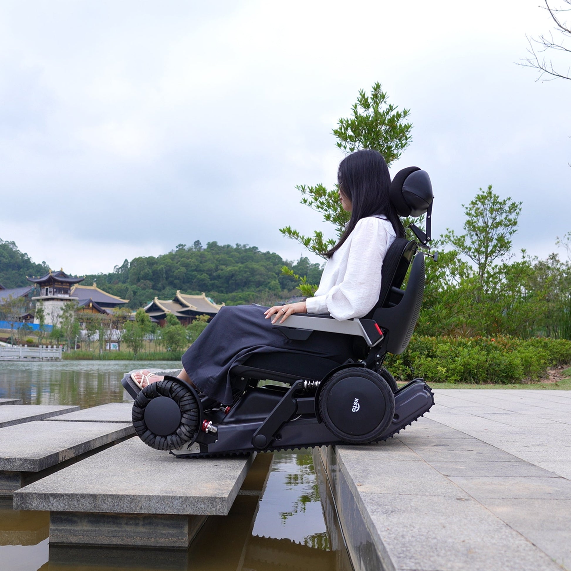 TerraGlide X12 crossing uneven outdoor terrain