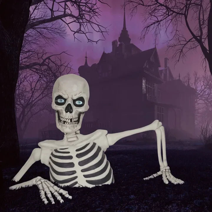 Early Bird Halloween｜Giant Skeleton Glowing Eyes & Creepy Sounds