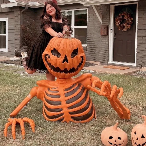 Early Bird Halloween｜Giant Skeleton Glowing Eyes & Creepy Sounds