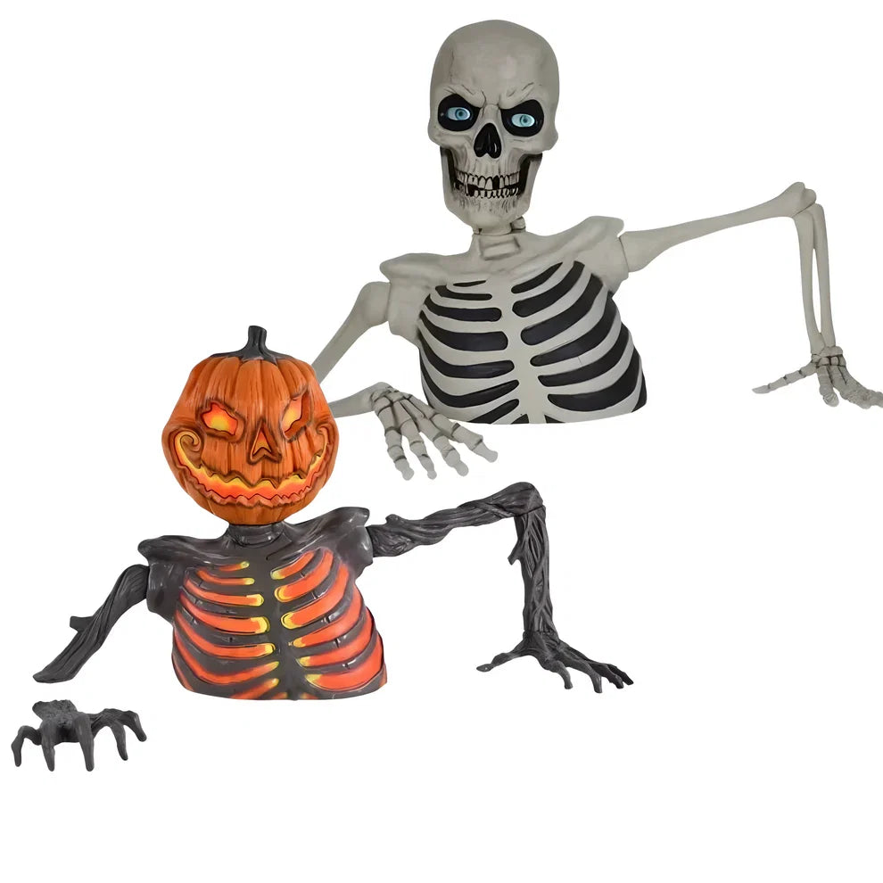 Early Bird Halloween｜Giant Skeleton Glowing Eyes & Creepy Sounds